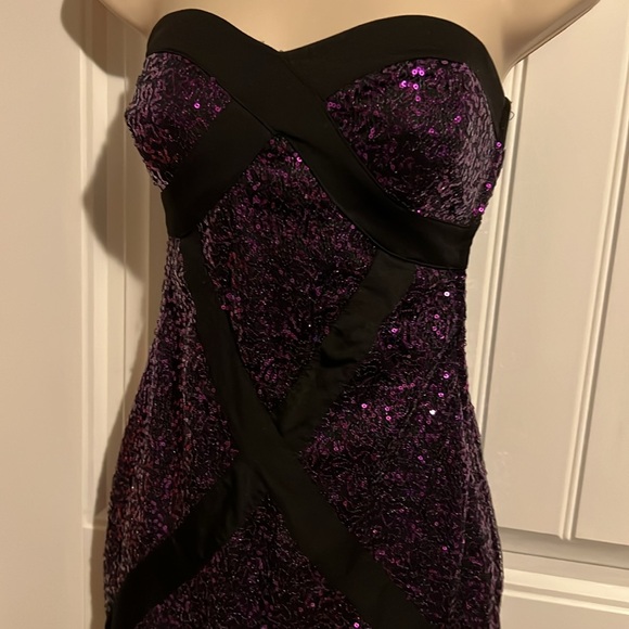 Sequin strapless dress - Picture 1 of 16